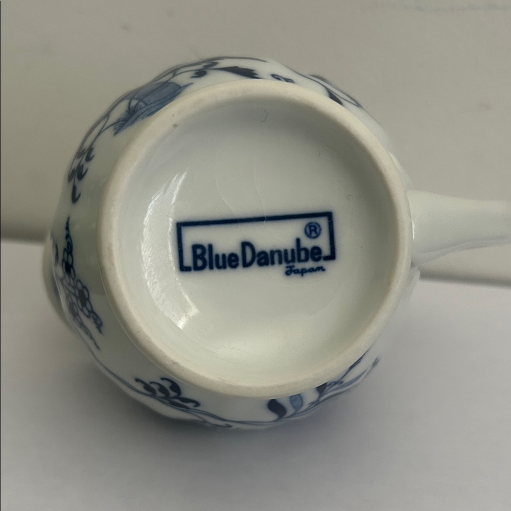 Blue Danube, Floral Porcelain Creamer - Picture 8 of 8